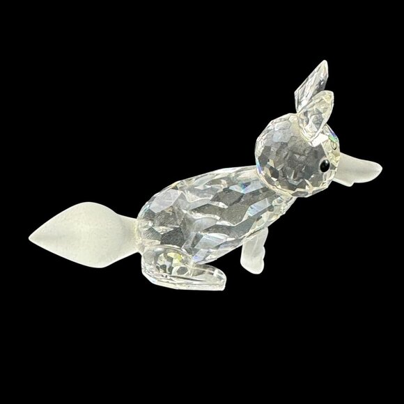 Swarovski Crystal Minis Fox Figurine Miniature Vintage 1980s Made in Austria - Picture 4 of 7
